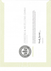 ЭКО сертификат на Холст Прайм и Холст Эстет